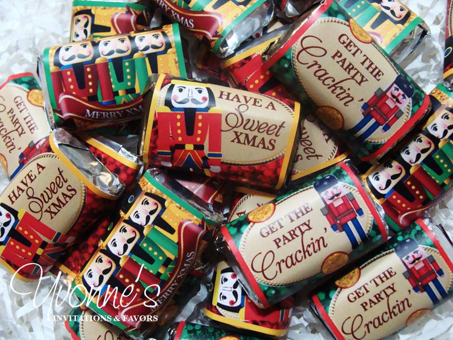 Nutcracker Mini Candy Bars CHOCOLATES INCLUDED Christmas Etsy