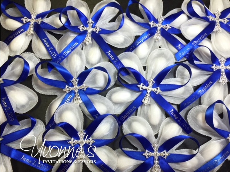 Jordan Almond Flower Bomboniereswhite Confetti Flowerroyal Etsy