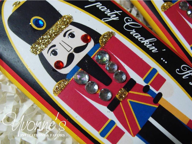 Christmas Nutcracker Candy Bar Wrappers Assembled With Etsy