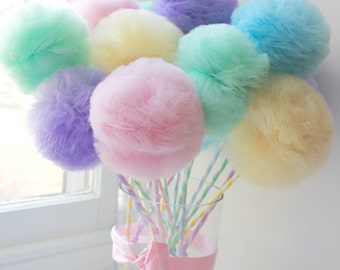 Pastel Premium Tulle Wands 20 Pc Set