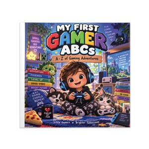 Mi primer libro de fotos de tapa dura sobre el ABC de los videojuegos