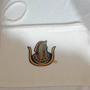 DOI Daughter of the Imperial Court PHA logo wristlet zipper pouch