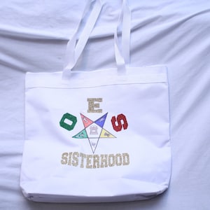 OES - Order of The Eastern Star sisterhood tote bag