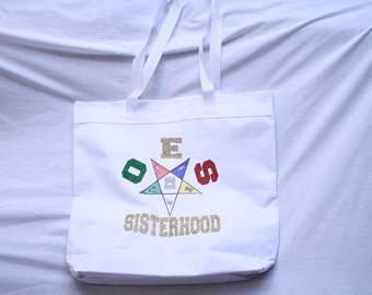 OES - Order of Eastern Star sisterhood tote bag