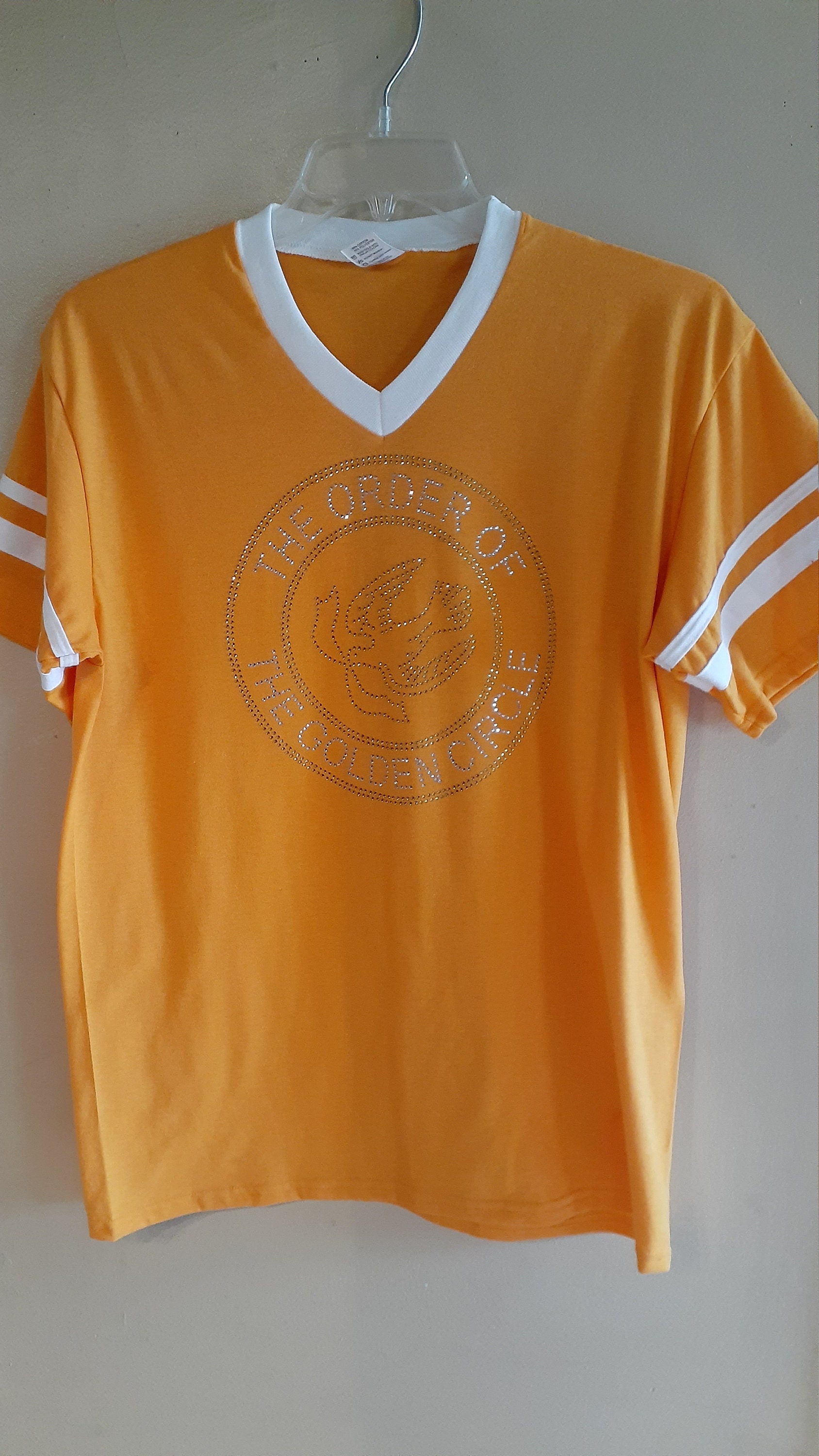 OGC - Order of The Golden Circle rhinestone logo football t-shirt