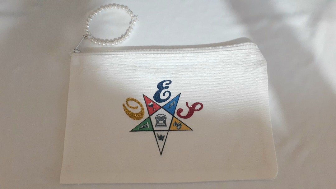 OES - Order of the Eastern Star Logo Wristlet Zipper Pouch - Etsy