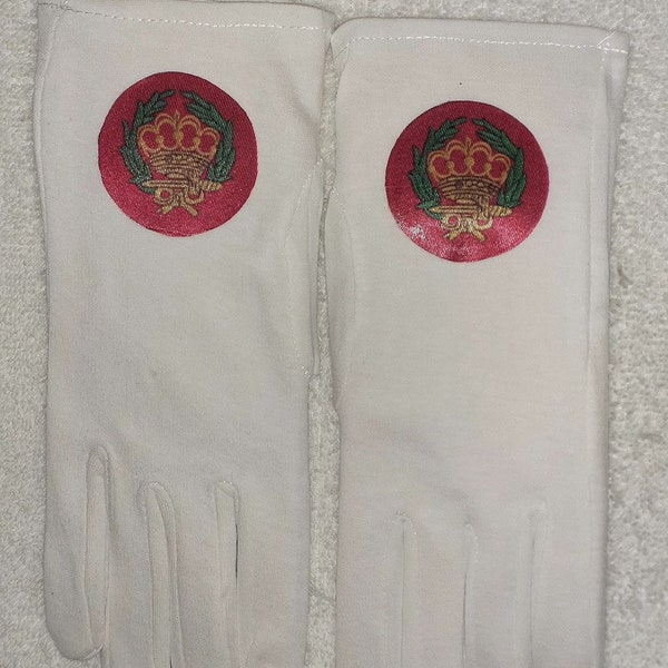 Order of The Amaranth logo emblem cotton gloves