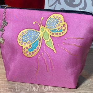 Tassen & portemonnees Portemonnees & Geldclips Portemonnees Small Floral and Butterfly Fabric Wallet 