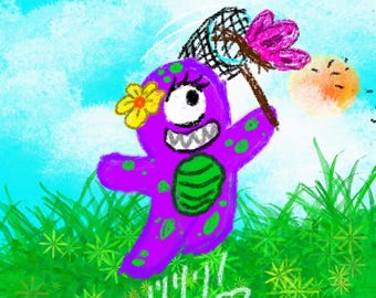 Zoe, het vlindervangende monster (vooraf bestellen en aanbetaling)