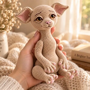 Rolig Amigurumi-virkning för sengångare i PDF-format, handledning för söt plysch-sengångare, enkel DIY-present till nybörjare