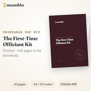 Scriptpakket voor beginnende trouwambtenaren, handleiding voor de wijding, spreekkaarten (PDF)
