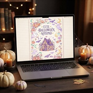 Halloween Digital Notepad: 50 Pages, 6×8 Inch (PDF Download)
