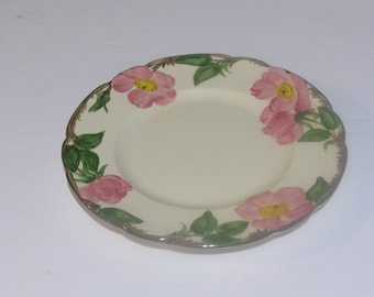 4 Franciscan desert rose 8" dessert or sandwich plates. 4 plates for