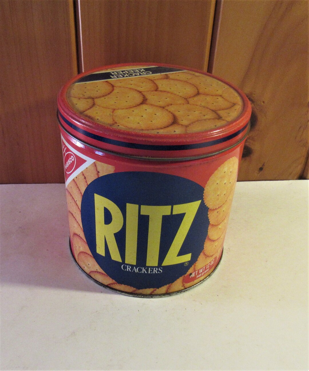 1982 RITZ CRACKER TIN Etsy