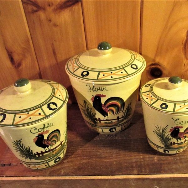 Italian Canister Set Etsy