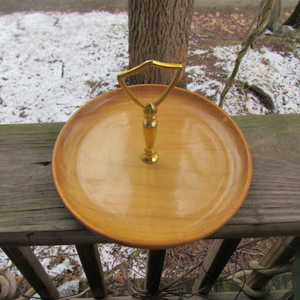 OREGON MYRTLEWOOD TIDBIT tray/server 7"