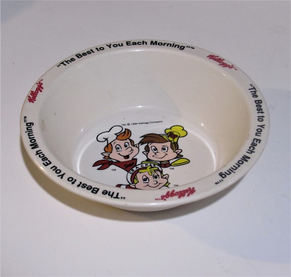 KELLOGGS CEREAL BOWL. Snap Crackle Pop Etsy