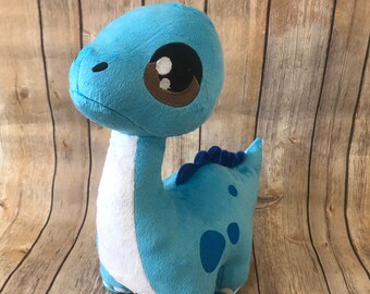 Brontosaurus Stuffed Animal, Softie, Plush, Dinosaur