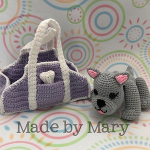 PDF PATTERN: Puppy and Carrier Amigurumi Pattern Crochet Pattern Only, Not Actual Doll Crochet Puppy image 8