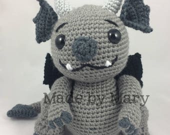 PDF PATTERN: Gronk the Gargoyle Amigurumi Pattern *Crochet Pattern Only, Not Actual Doll* Crochet Gargoyle