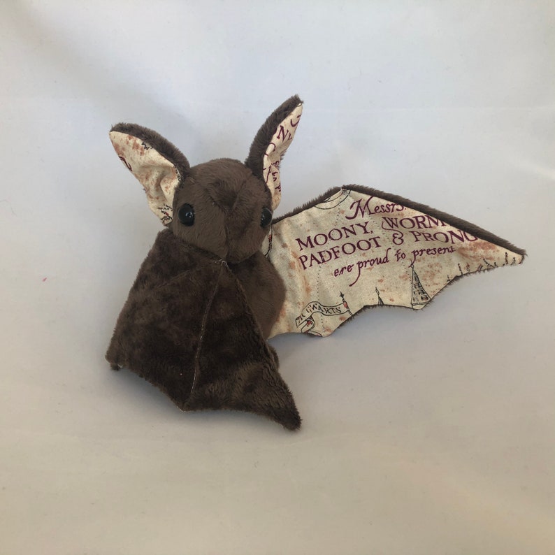 Marauders Map Bat Plush Stuffed Animal Softie
