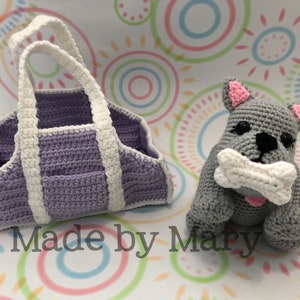 PDF PATTERN: Puppy and Carrier Amigurumi Pattern Crochet Pattern Only, Not Actual Doll Crochet Puppy image 5