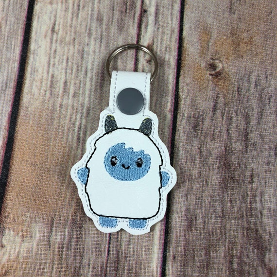 Yeti Keychain Keyfob Snaptab Etsy