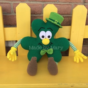 PDF Pattern: Seamus the Shamrock **Crochet Pattern Only, Not Actual Doll**