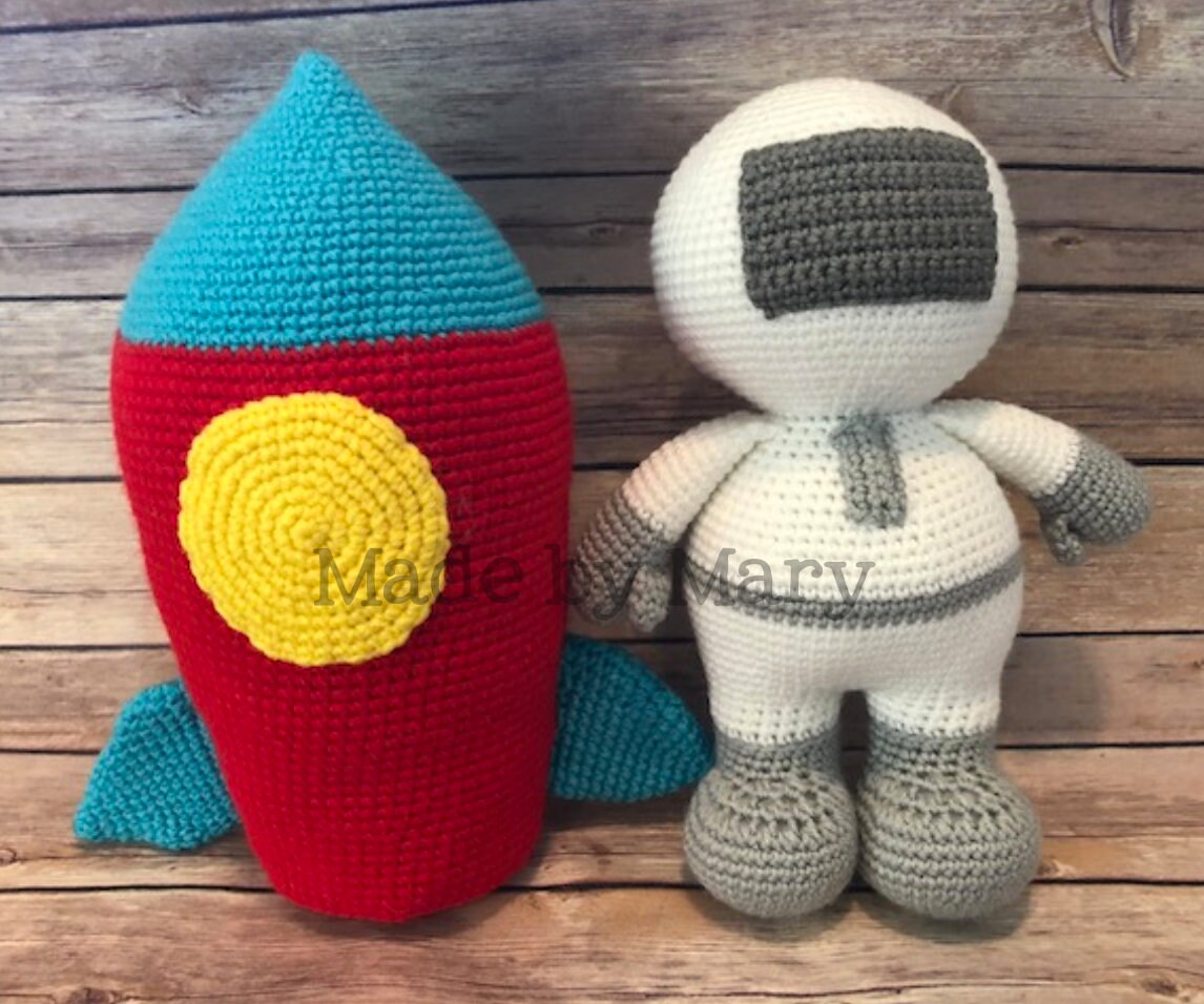 PDF Pattern: Astronaut and Rocketship Amigurumi crochet - Etsy