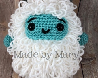 PDF Pattern: Happy Yeti **Crochet pattern only, not actual doll!** Crochet Yeti