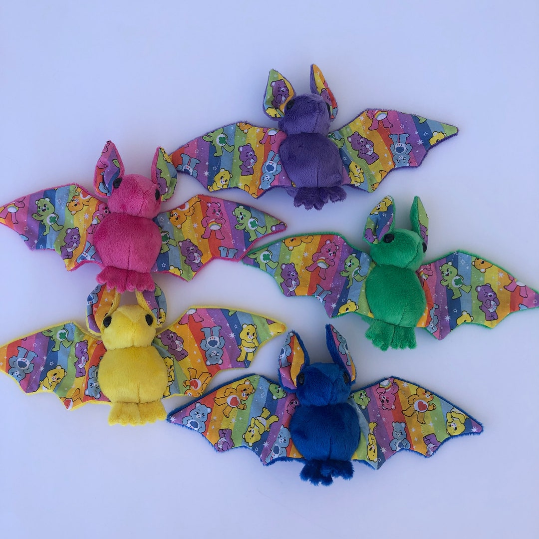 One Caring Bear Bat Stuffed Animal Softie Made From Etsy