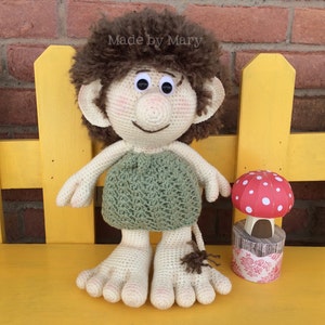 PDF Pattern: Terrick the Troll **Crochet Pattern Only, Not Actual Doll** Crochet Troll