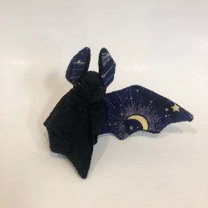 Zodiac Constellations Black Bat Plush, Stuffed Animal, Softie, Plushie, Stars image 5