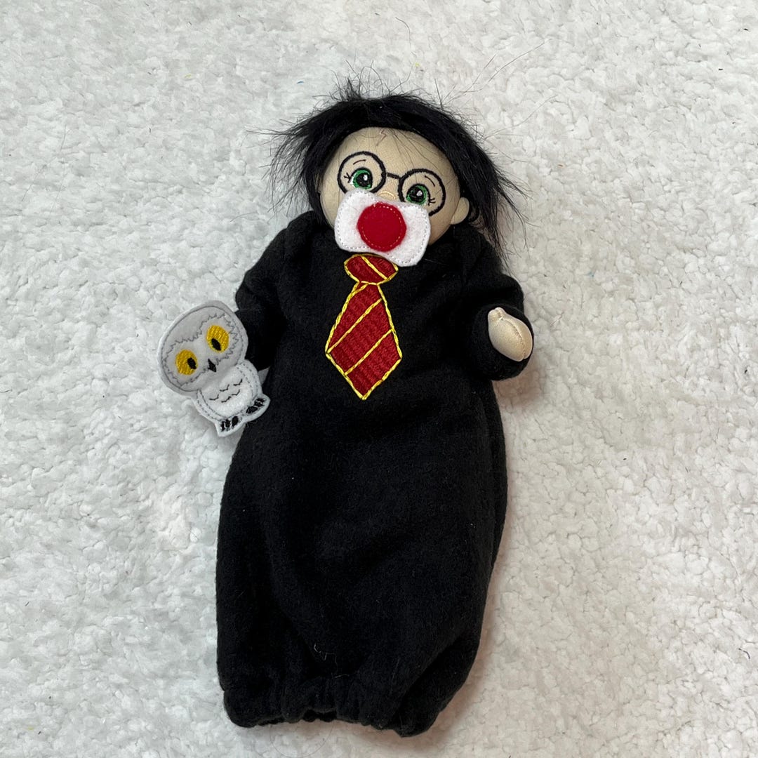 Mini Handmade Baby Wizard Doll - Etsy