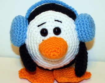 PDF PATTERN: Penguin Noggin Pal *Crochet Pattern Only*