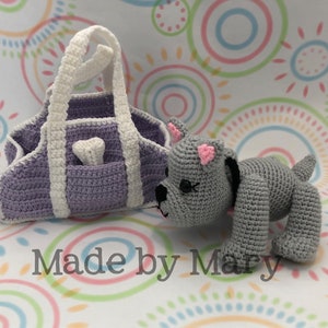 PDF PATTERN: Puppy and Carrier Amigurumi Pattern Crochet Pattern Only, Not Actual Doll Crochet Puppy image 7