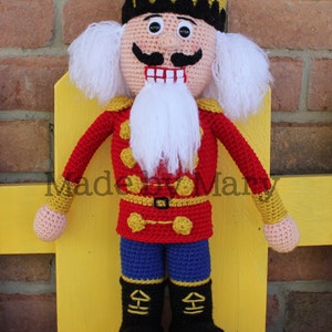 PDF PATTERN: Nutcracker **Crochet Pattern Only, Not Actual Doll** Crochet Nutcracker