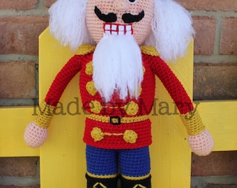 PDF PATTERN: Nutcracker **Crochet Pattern Only, Not Actual Doll** Crochet Nutcracker