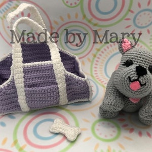 PDF PATTERN: Puppy and Carrier Amigurumi Pattern Crochet Pattern Only, Not Actual Doll Crochet Puppy image 4