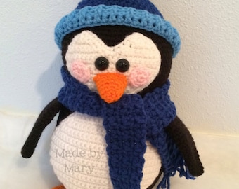 PDF PATTERN: Captain Waddles the Penguin **Crochet Pattern Only, Not Actual Doll** Crochet Penguin