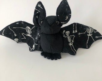 Dancing Skeleton Bat Plush, Stuffed Animal, Softie
