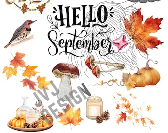 September Season Planner Stickers