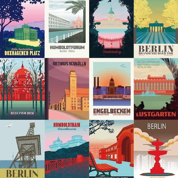 Postkartenset Historisches Berlin