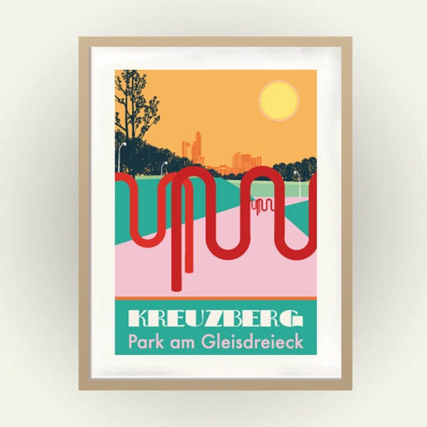 Berlin Poster: Berlin Kreuzberg