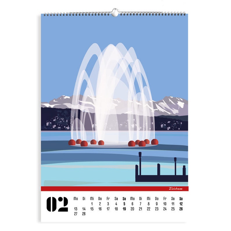Switzerland Calendar 2023: Water - Etsy