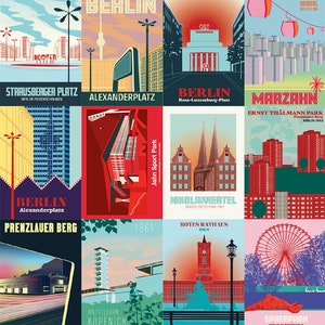 Postkartenset Ost Berlin