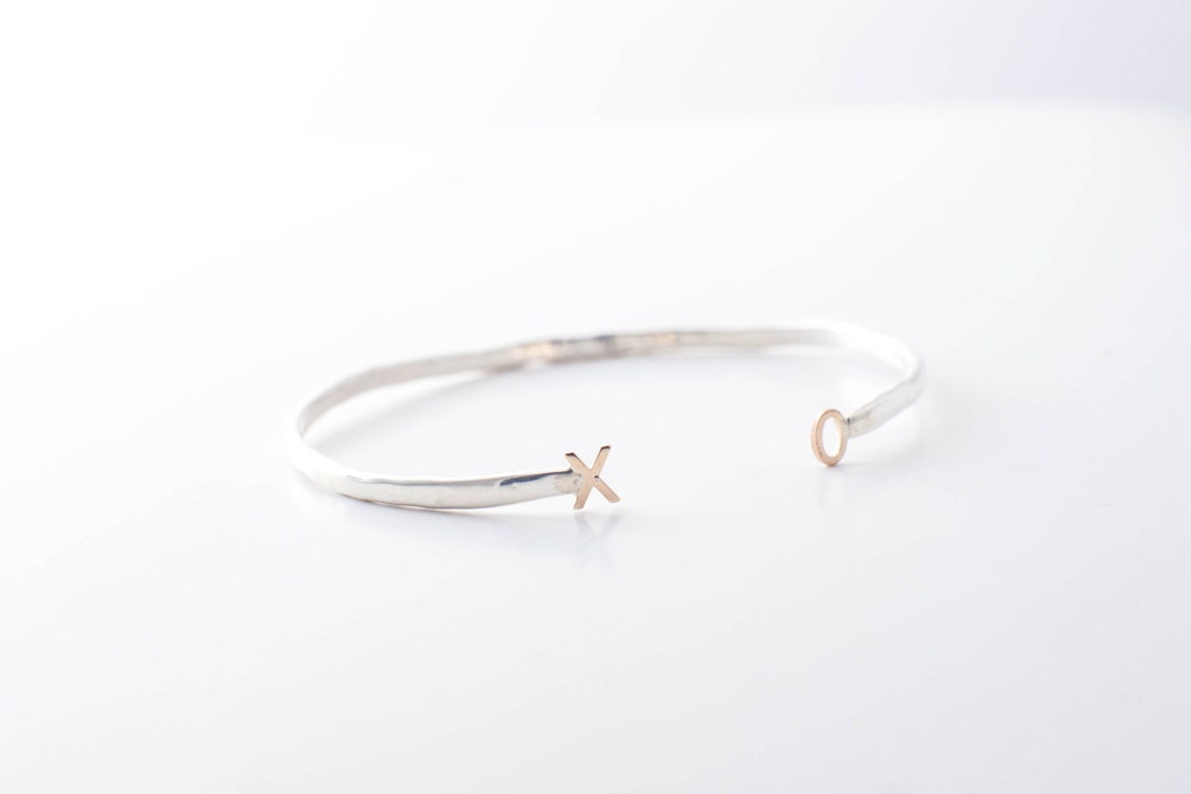 Hugs Kisses 14K Solid Gold X And O Sterling Etsy Il 1080xN.423060072 Iuwy