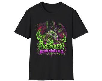 World of Warcraft | WoW | Illidan Demon Hunter Design | Prepared? Never Heard of It.