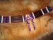 Purple Hairpipe Choker Dreamcatcher Necklace, handmade in traditional style,Native American inspired 