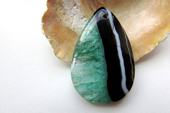 Druzy Geode Agate Pendant Teardrop Green Black Agate Stone 45x30mm Colorful Gemstone Pendant Large Focal Pendant Flat back Jewelry Supplies Druzy Geode Agate Pendant Teardrop Green Black Agate Stone 45x30mm Colorful Gemstone Pendant Large Focal Pendant Flat back Jewelry Supplies